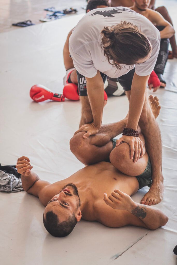 no gi jiu jitsu Georgetown TX grappling in a gym setting.